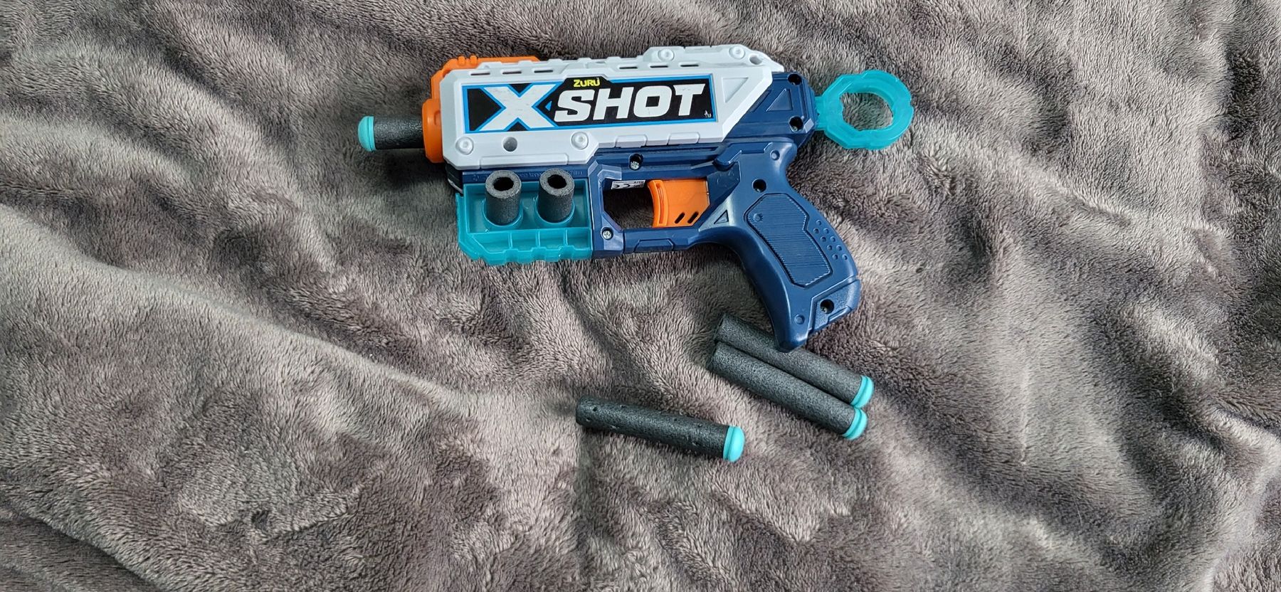 Giocattoli: ZURU X-Shot Excel Kickback Blaster mit Darts – Usato da Affeltrangen venduto da ds4_5flj 2