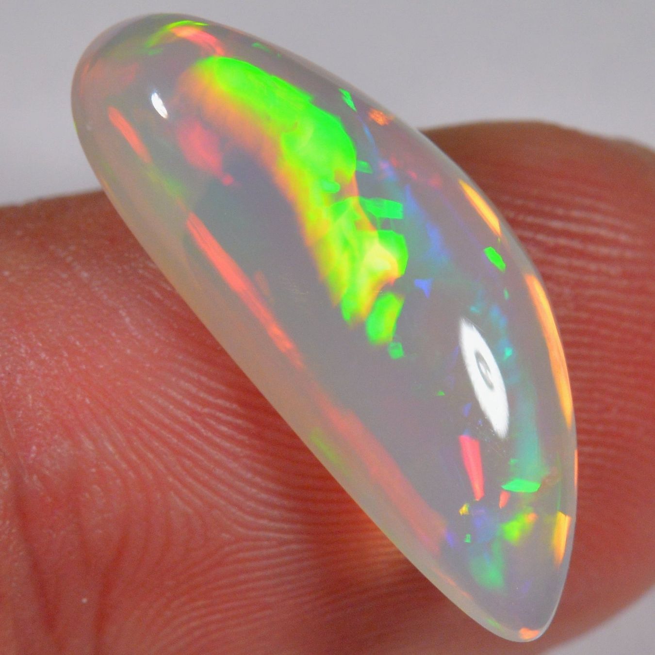Pietre preziose: 6.1 Karat - Sehr heller Welo Opal - Neon Farben – Nuovo (secondo la descrizione) da Rüti ZH venduto da DeinOpal 3
