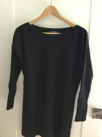 pull 100% cachemire gris col bateau Anna Gabri T S