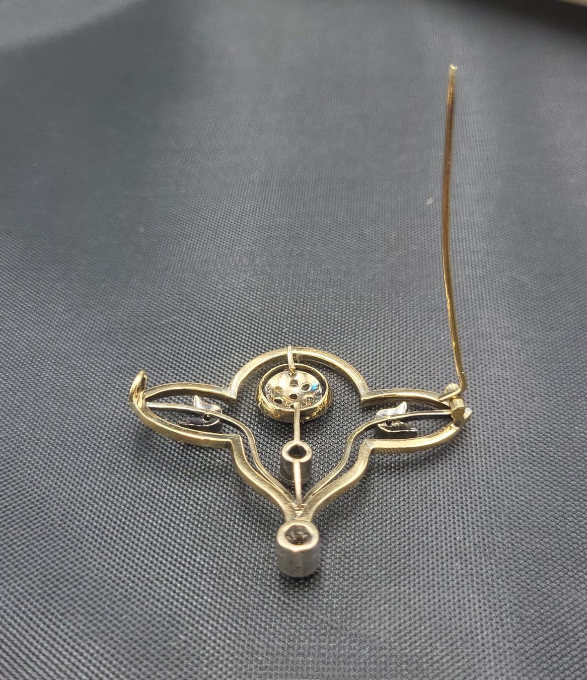 Broschen & Nadeln: Gold 585 Brosche Mit Rubin und Steine – Gebraucht aus Wald ZH von Dasilver 4