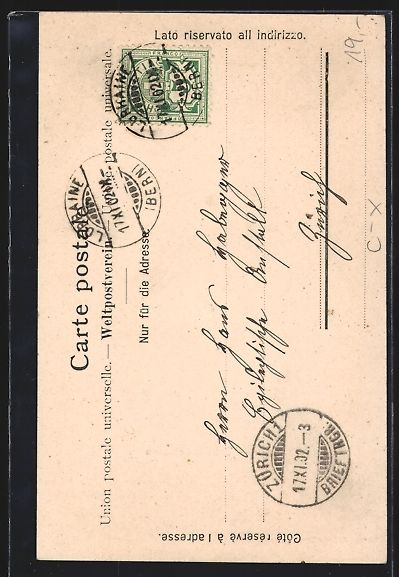 Cartes postales: AK Bern, Cafe du Nord, Lorrainestrasse – D'occasion à Berlin par bartko-reher 1