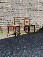 zwei Biedermeier Holzstühle