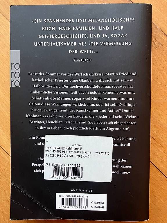 Livres: Daniel Kehlmann - F – D'occasion à Liestal par mum_pv57 2