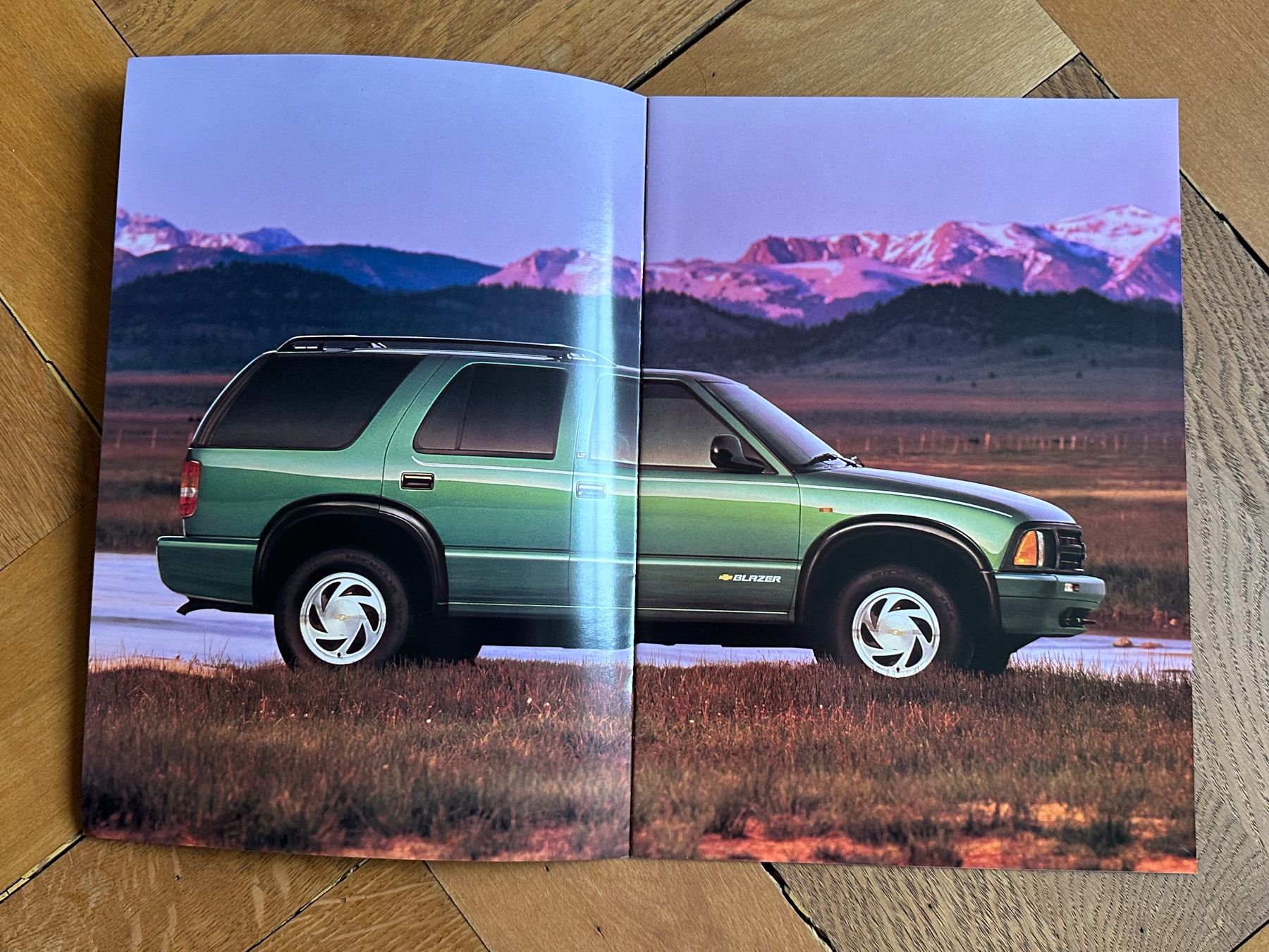 Chevrolet Dokumente: Prospekt 1995 Chevrolet Blazer – Gebraucht aus Bern von 3636-agb 2