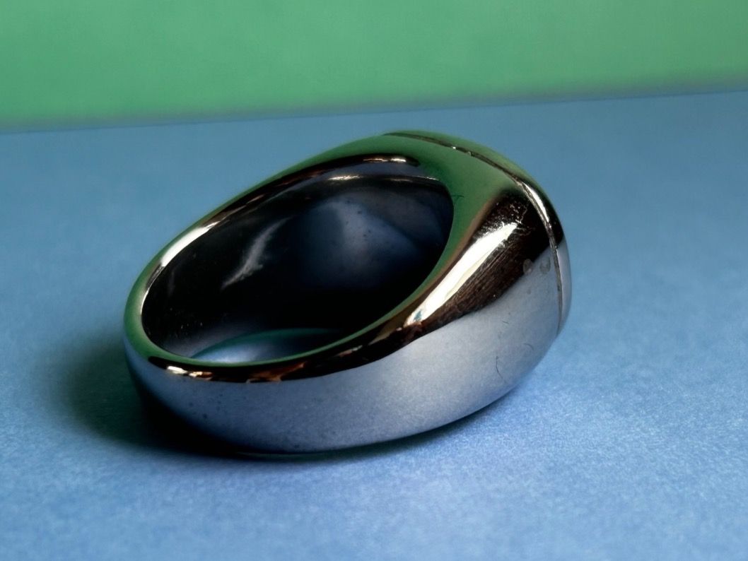 Anelli: Edelstahlring Retro black (54/55) – Usato da Dittingen venduto da Bellevista 3