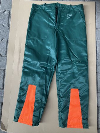 Schnittschutzhose Forest Jack grün orange Grösse 52