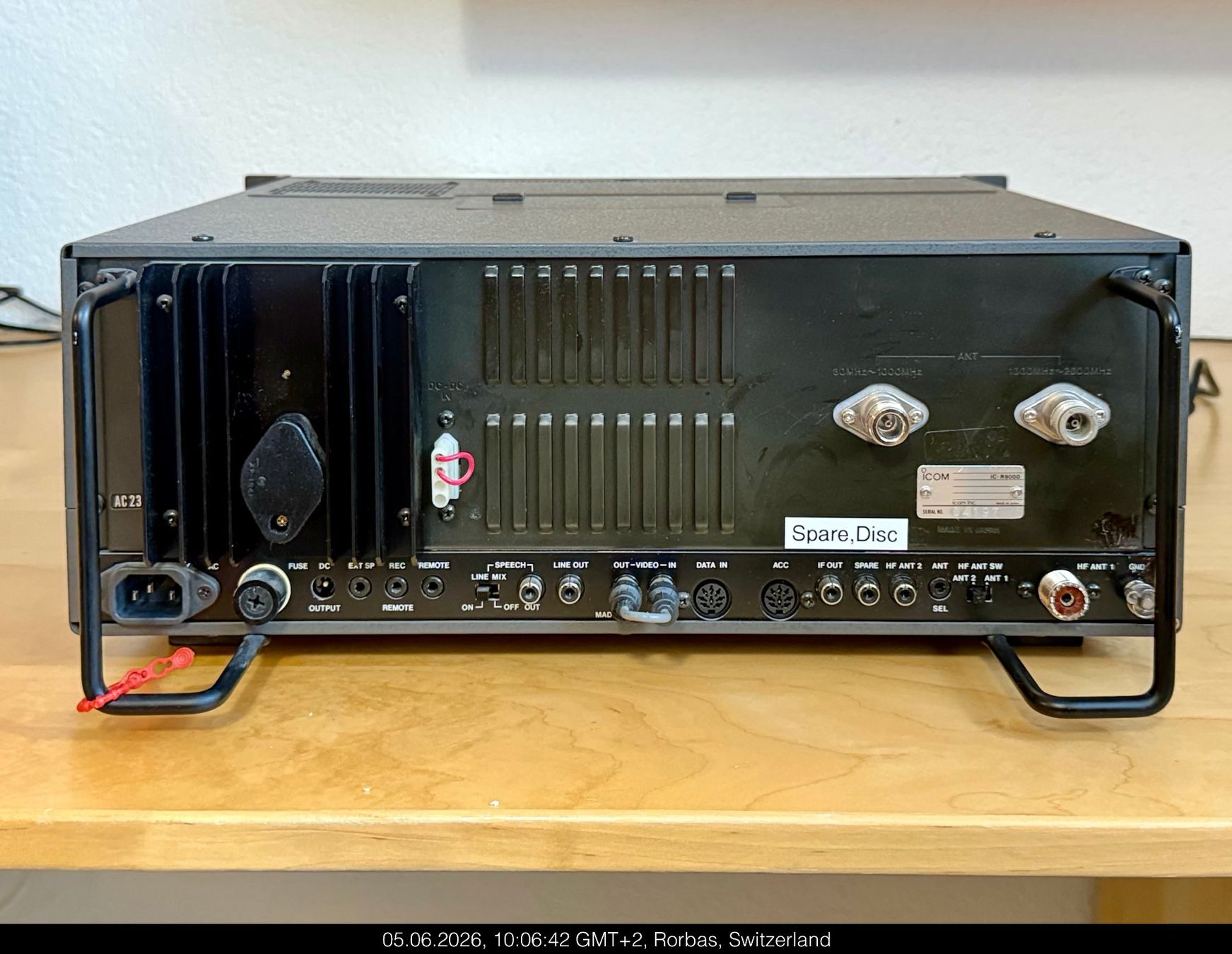 Icom Ricevitori: ICOM R9000, HF, VHF, UHF Communication Receiver – Usato da Embrach venduto da Rolf7729 3