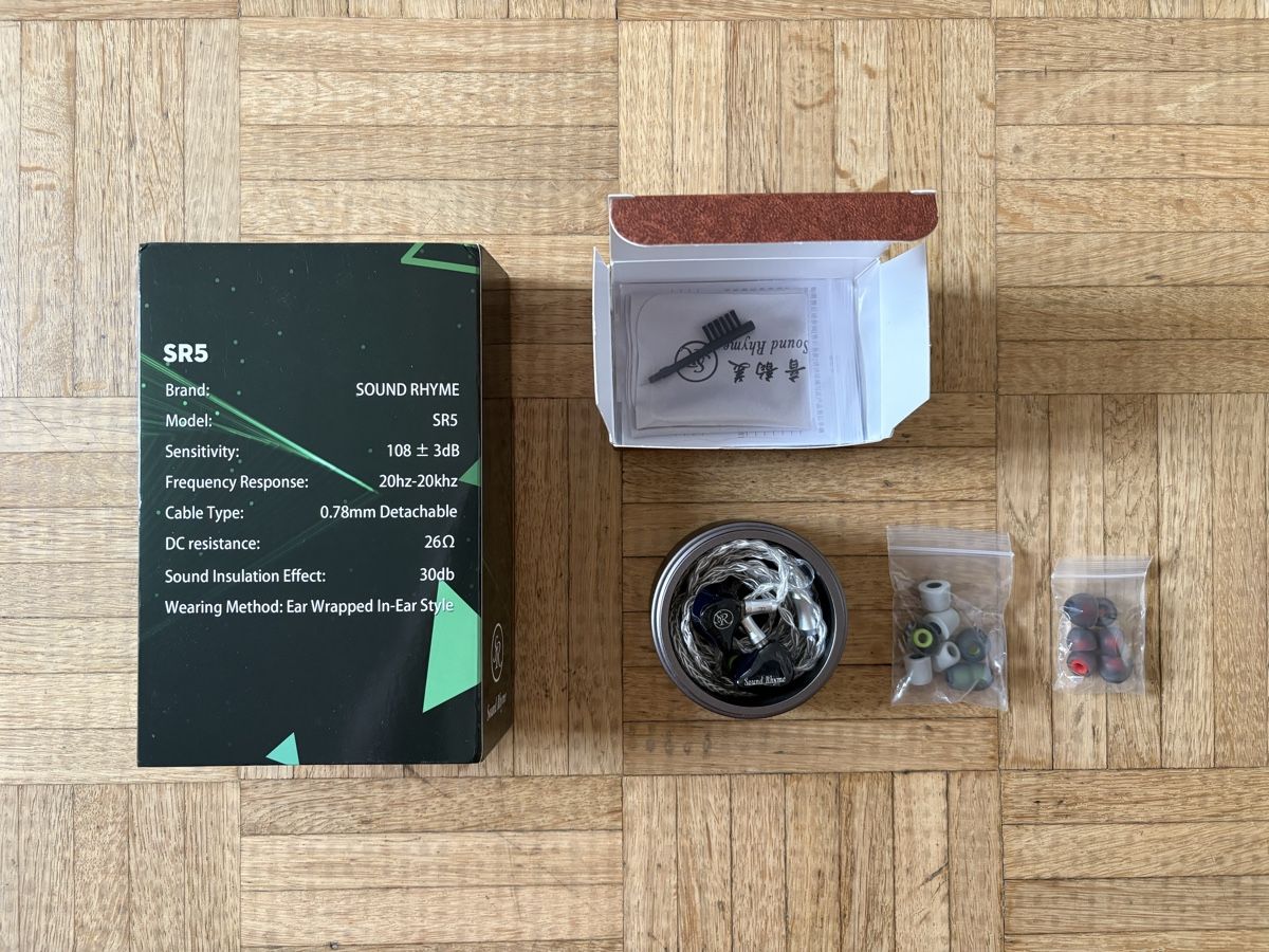 Cuffie: IEMs Sound Rhyme SR5 – Nuovo (secondo la descrizione) da Basel venduto da siisx 1