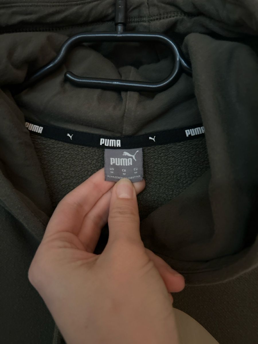 Puma Pullover & Sweatshirts: Puma Hoodie Pulli in grün, Grösse M – Gebraucht aus St. Gallen von MoMaMu12 1