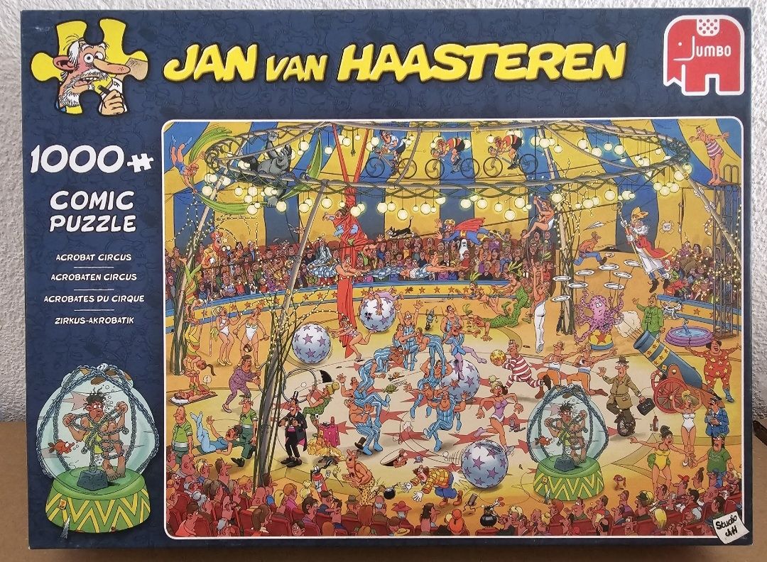 Puzzle: Jan van Haasteren Puzzle "Zirkus Akrobatik"  – Usato da Bütschwil venduto da Taranabo
