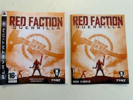 Hüllencover + Beilage zu PS3 Game RED FACTION GUERRILLA