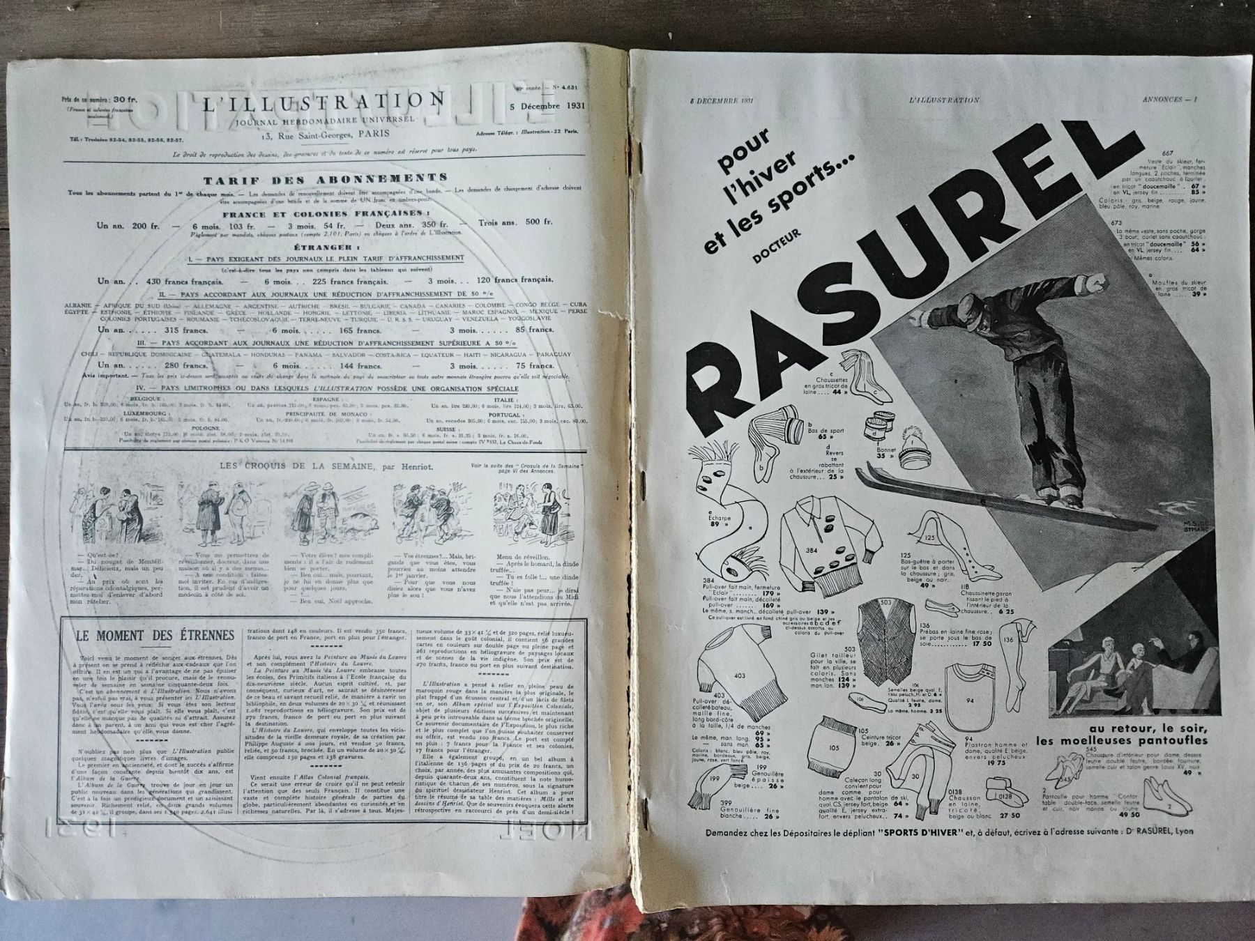 Riviste & Magazine: l'illustration Noël 1931 – Usato da Thônex venduto da lacomtessedesfees 6