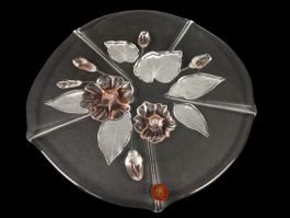 ORIGINAL WALTHERGLAS® Glasschale mit Blumenmuster