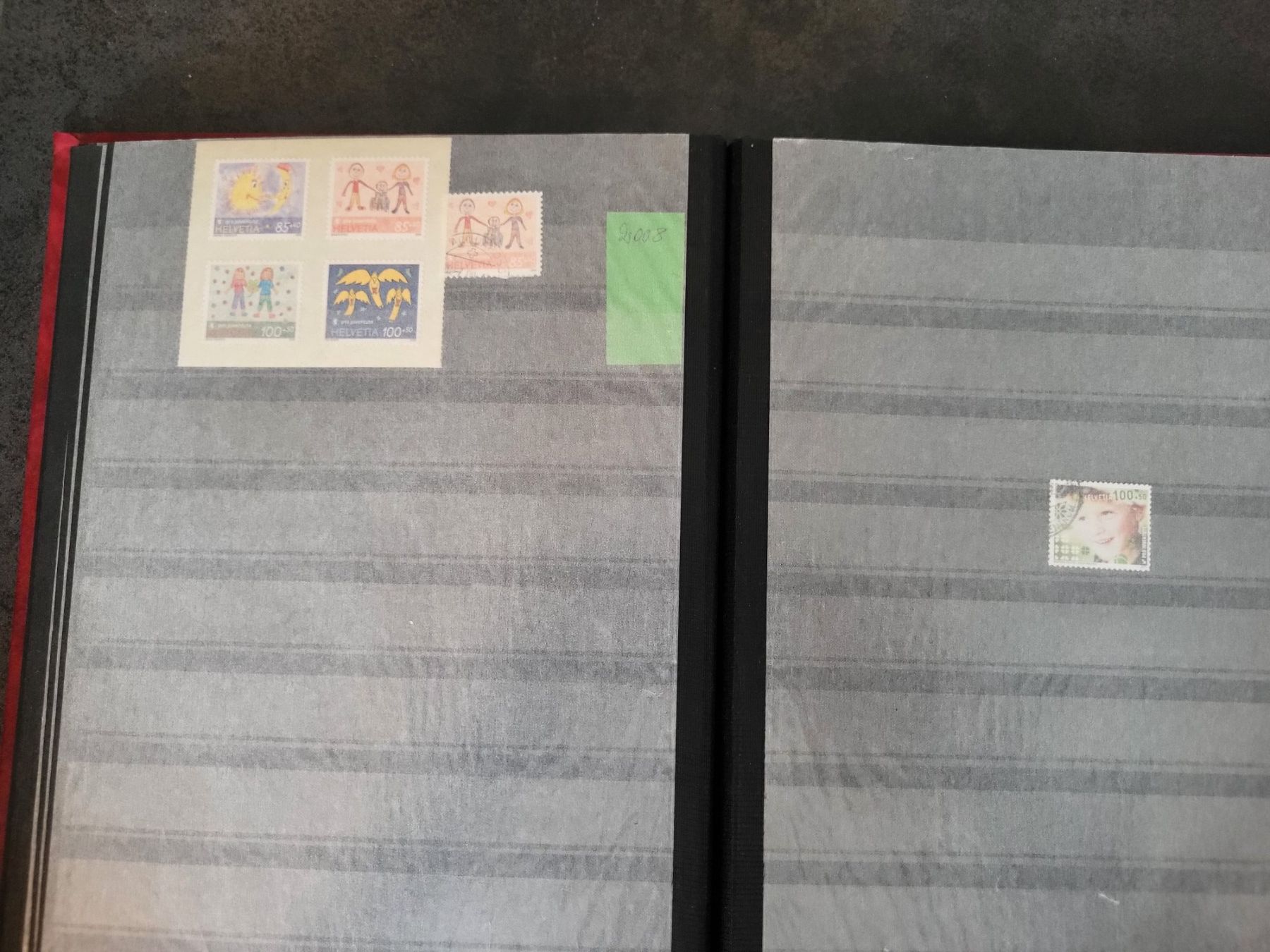 Alle Briefmarken: Sammlung Album Schweiz - Pro Juventute – Gebraucht aus Rümlang von Turrin 9