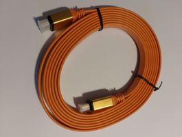 3meter HDMI zu HDMI Kabel, Orange