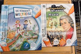 2 tiptoi Bücher Die verrückte Weltreise + Expedition Musik