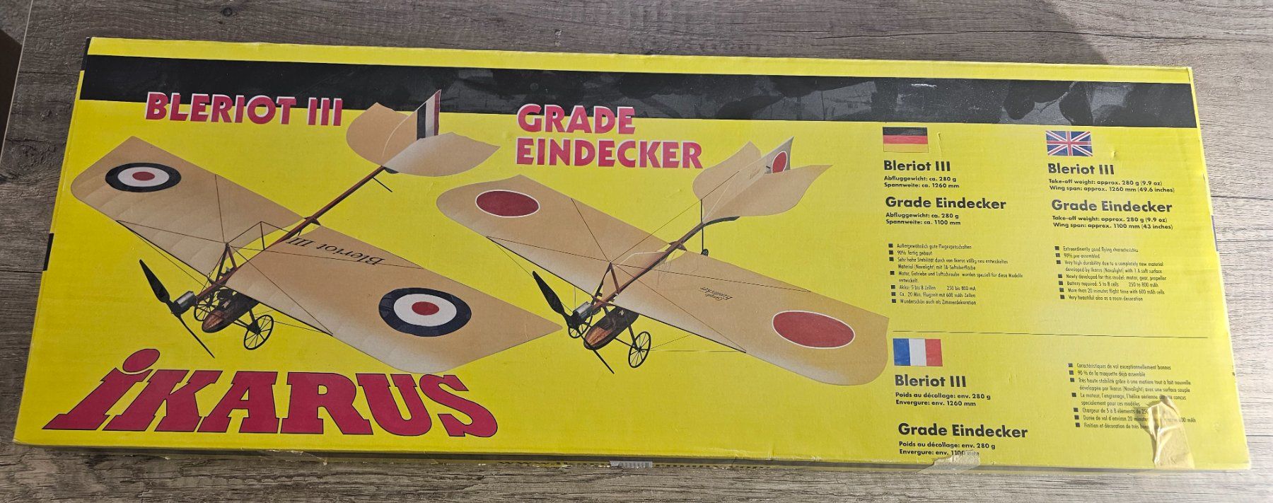 RC Modellbau: Bleriot III Grade Eindecker – Gebraucht aus Weiach von Grissu