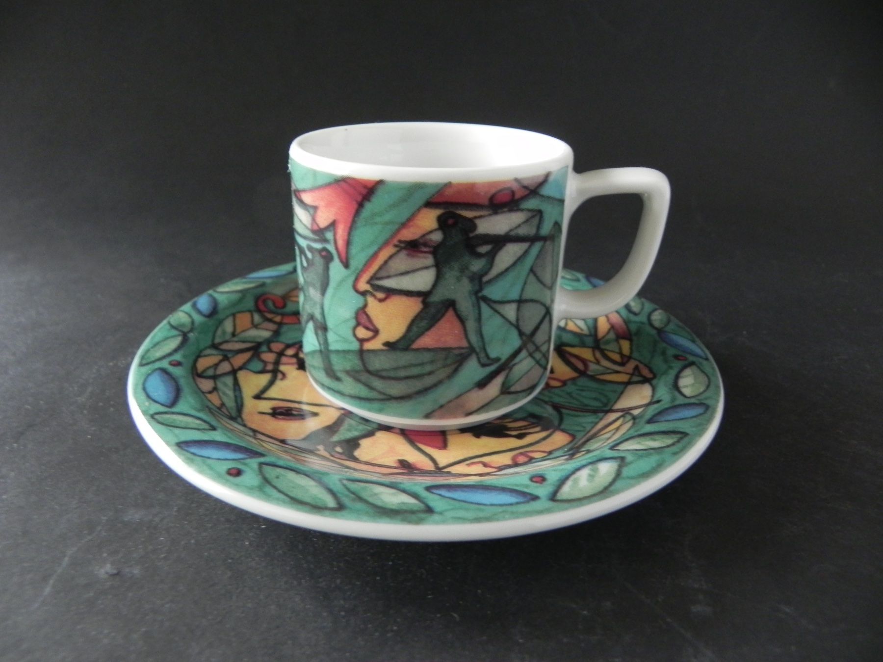 Tassen: Langenthaler Muster Espressoset – Neu (gemäss Beschreibung) aus Zürich von LodgE-21