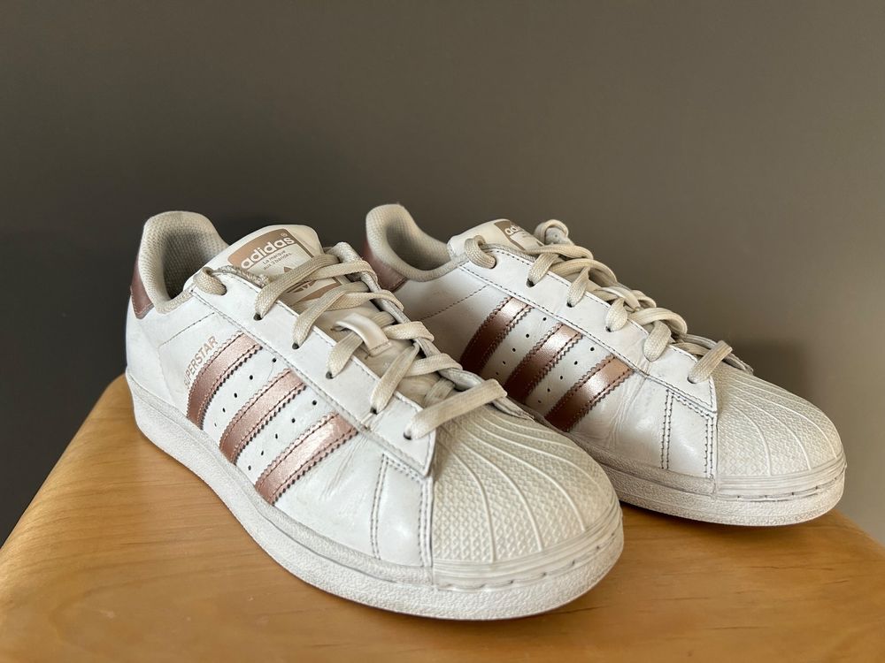 Adidas sneaker store damen weiB rosegold