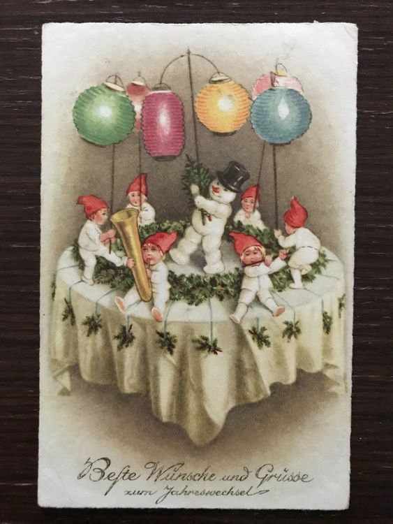Winter-Gartenflagge 'Let It Snow' – Mit Schneemann, Zwergen & Mond, Wetterfest, 32,5 X 45,7 Cm, Für Weihnachtsdeko Im Garten