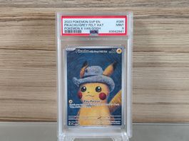 (PSA 9) Pikachu Grey Felt Hat #85 (Pikachu Van Gogh)