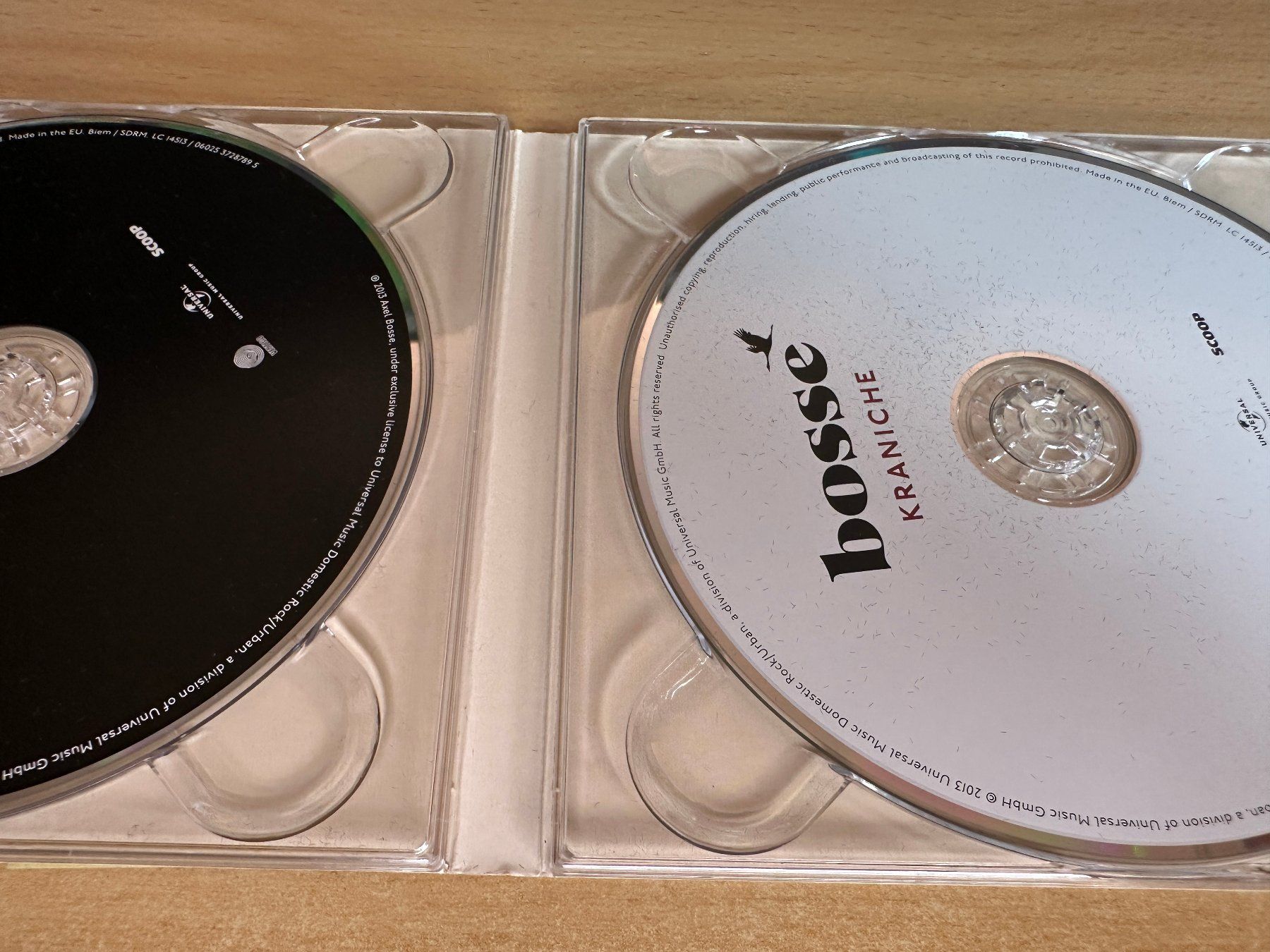 CD: Bosse – Kraniche - 2 CD – Usato da Rikon im Tösstal venduto da Alpenmutz 2