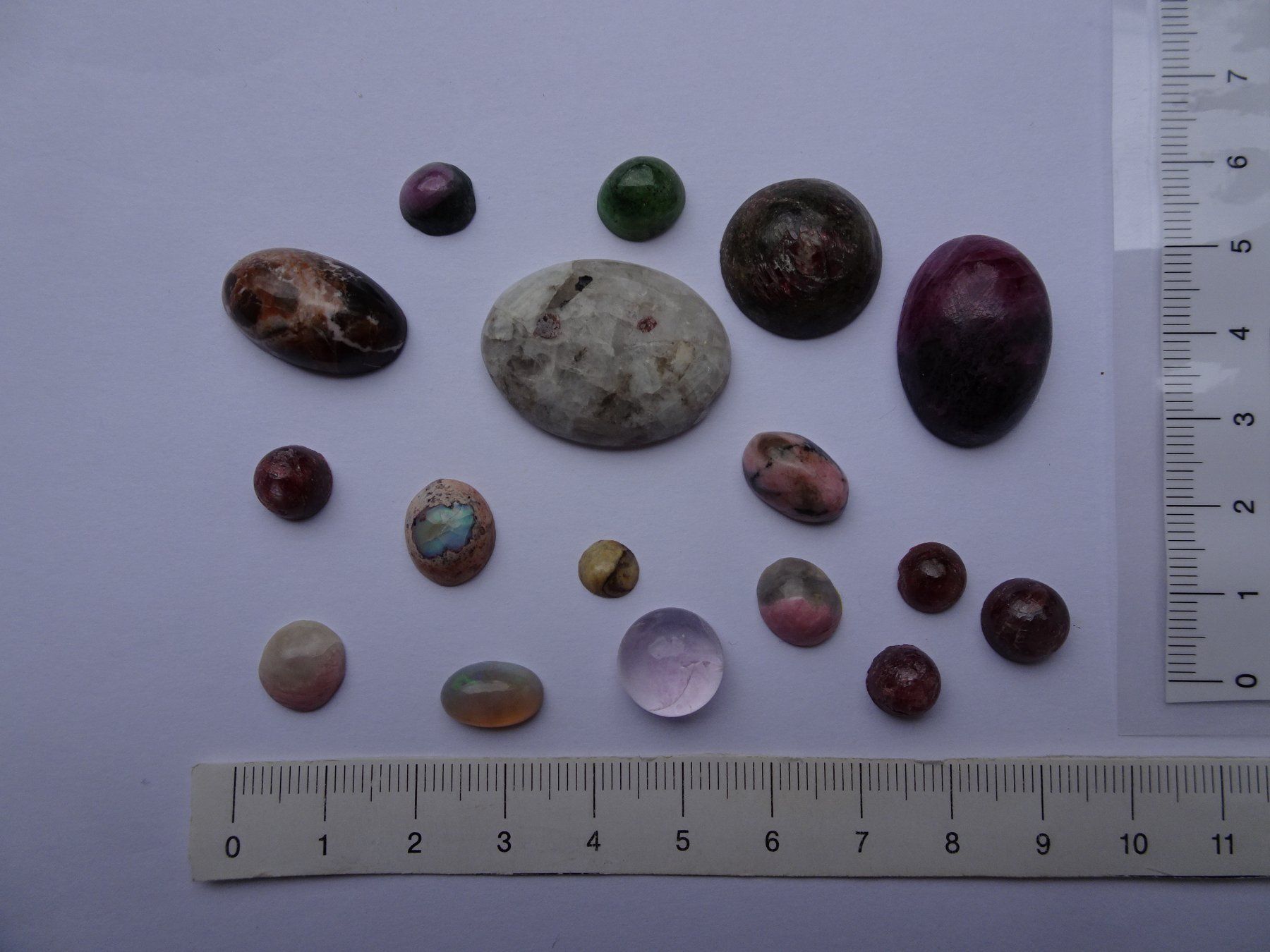 Edelsteine: 17 Cabochons  Schweiz+Ausland – Neu (gemäss Beschreibung) aus martina von Tignuppa 1