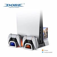 Dobe Multifunktionaler Kühlerstand für PS5 / PS5 Slim Weiss