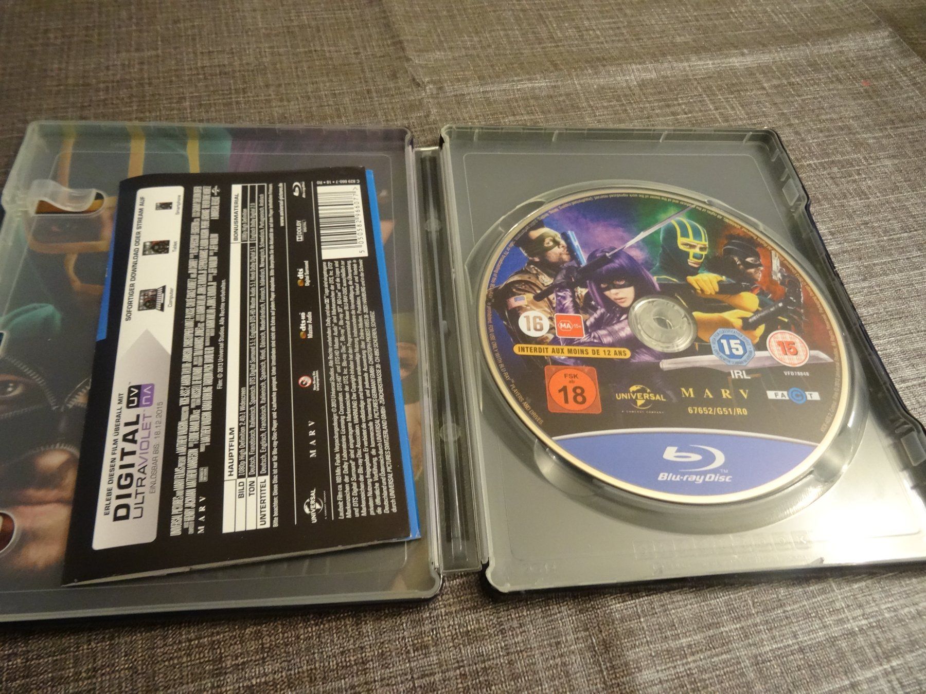 Tutti i DVDs: Kick-Ass 2 Steelbook Blu-ray – Usato da Olten venduto da Disc-Verkauf 1