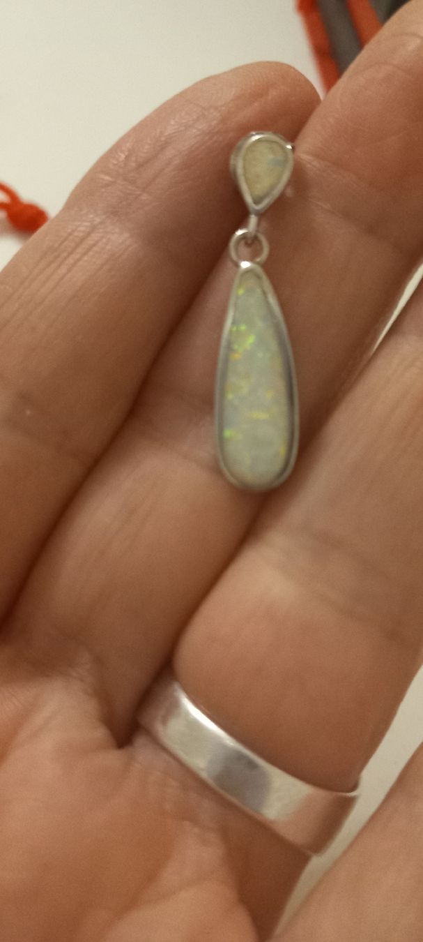 Orecchini pendenti & Orecchini a lobo: Silber Ohrringe 925 mit Opal – Nuovo (secondo la descrizione) da Balsthal venduto da Marica75 3