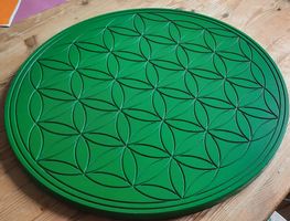 Blume des Lebens aus Holz