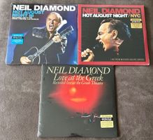 3 x Neil Diamond LIVE VINYL 2LP! "L.A./N.Y./Greek" SEALED!