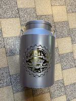 Milchkannli Alu mit schöner Alpen-Sujet-Gravur 🇨🇭
