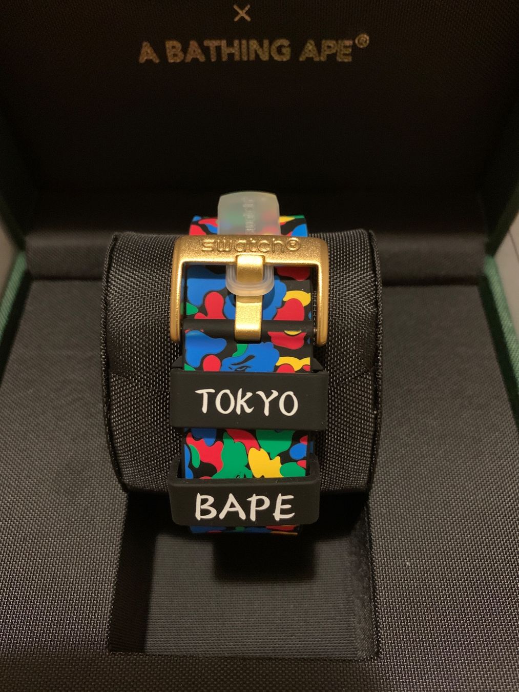 Swatch Orologi: SWATCH x BAPE TOKYO BLACK MULTI CAMO – Nuovo e nell'imballaggio originale da Aarberg venduto da Mama_Lulu 5