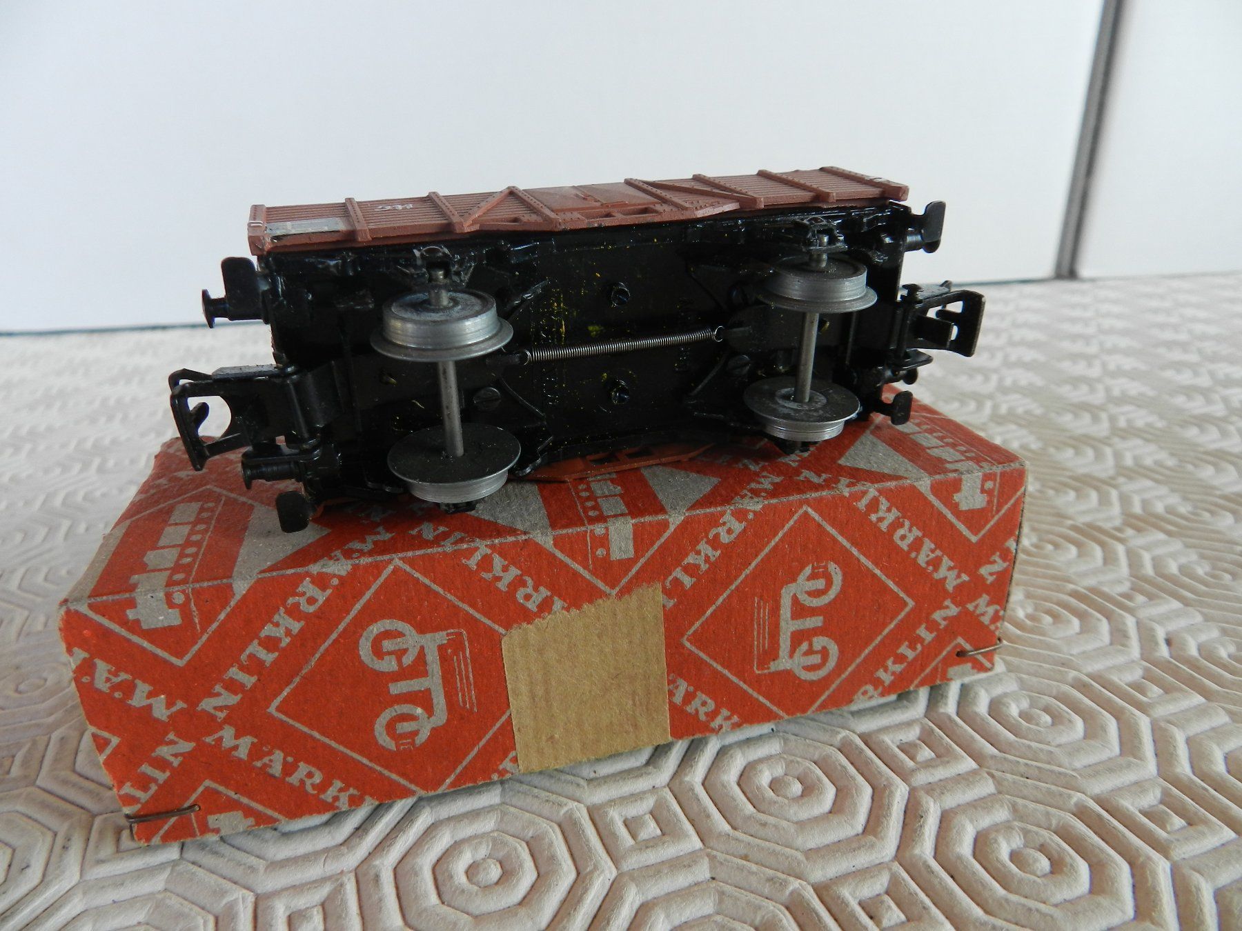 Märklin Modellini di ferrovie: Märklin Hochbordwagen 311 – Usato da Arzier-Le Muids venduto da elocin83 5