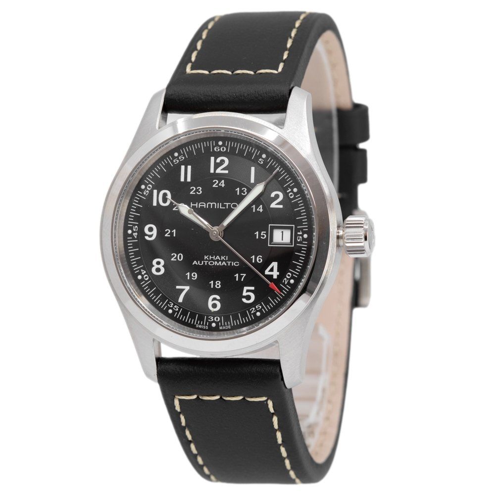 Hamilton Uhren: Hamilton H70455733 Khaki Field Auto - 38MM Auto – Neu und originalverpackt aus Schindellegi von harveystore
