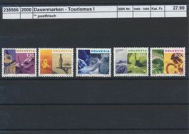 2000 Dauermarken "Tourismus I", ** postfrisch