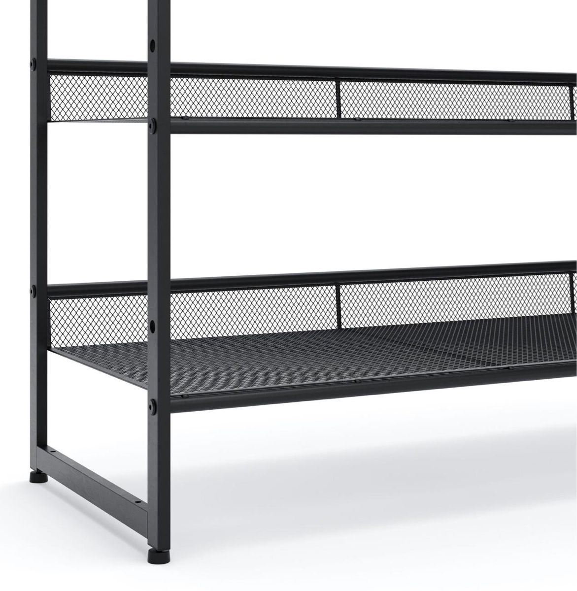 Scaffali: Schuhregal Schwarz, Metall  – Nuovo e nell'imballaggio originale da Obernau venduto da SIGGEW 2