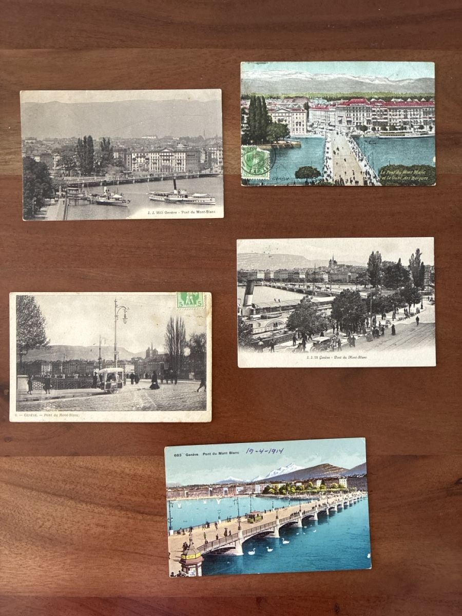 Cartes postales: 10 Ansichtskarten Schweiz von Genf – D'occasion à Oftringen par Cla.vD.74