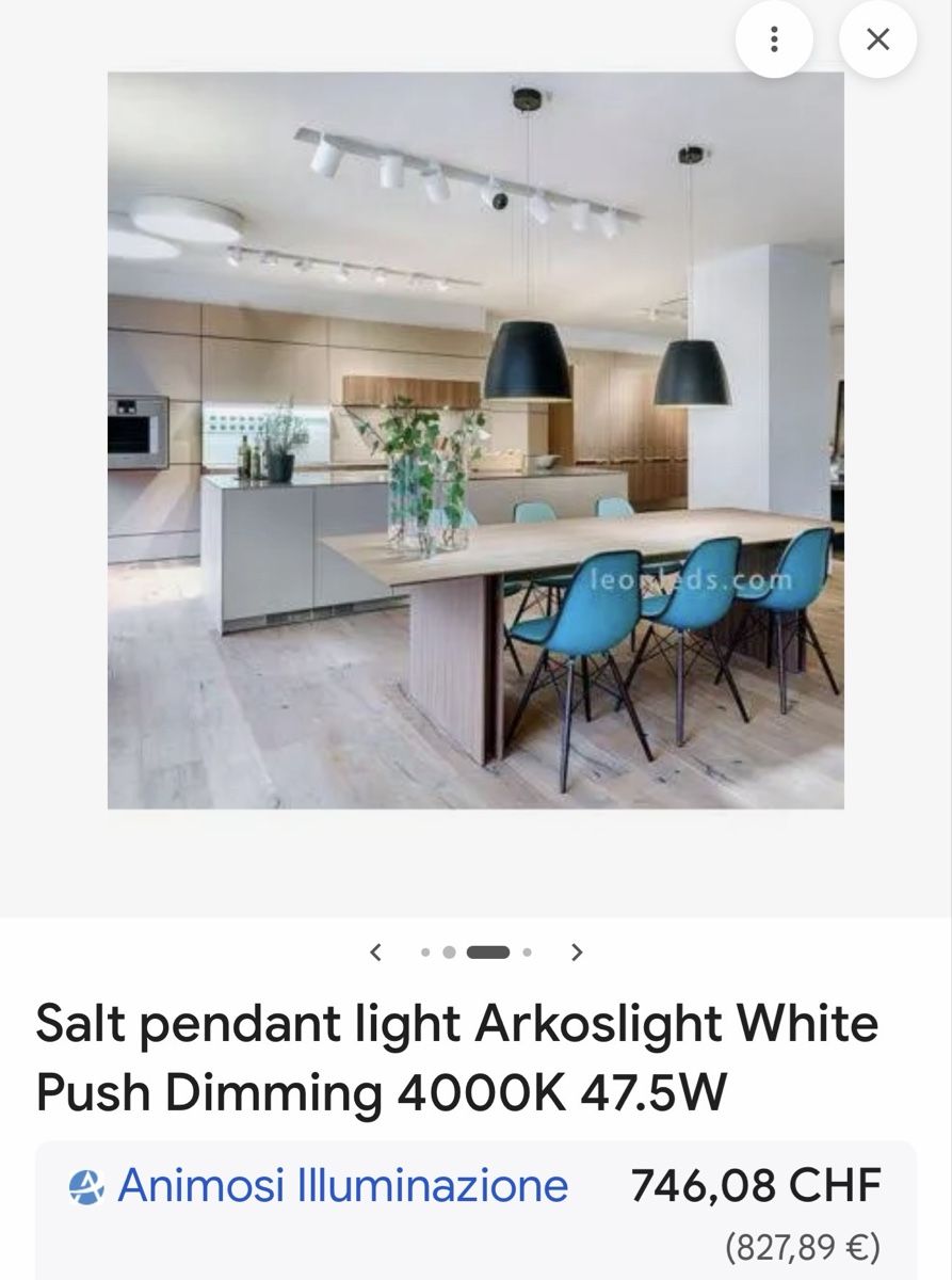 Lampade: Salt pendant light Arkoslight Blau – Usato da Zürich venduto da favdiu11 5