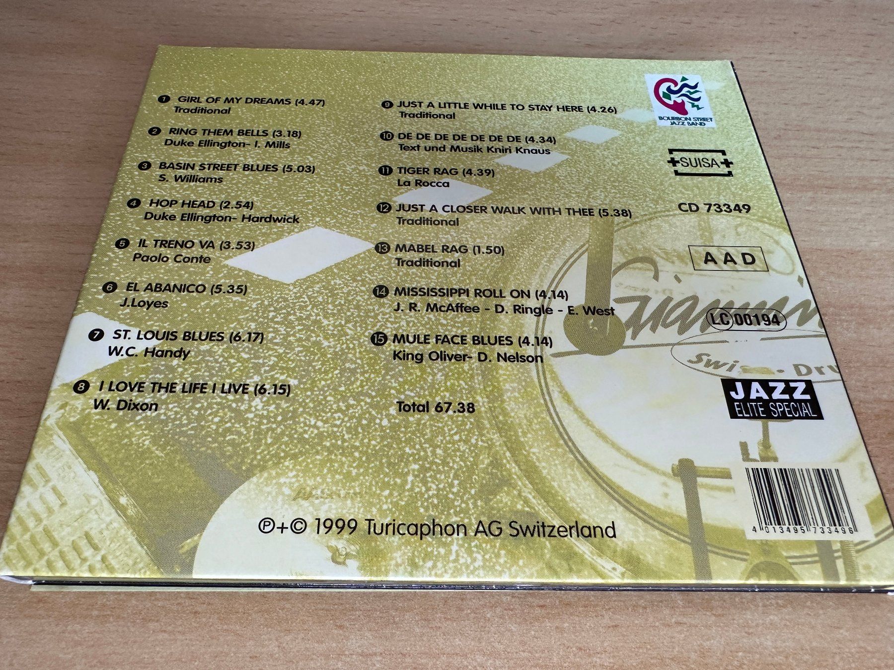 CD: Bourbon Street Jazzband - Jazz – Usato da Rikon im Tösstal venduto da Alpenmutz 1