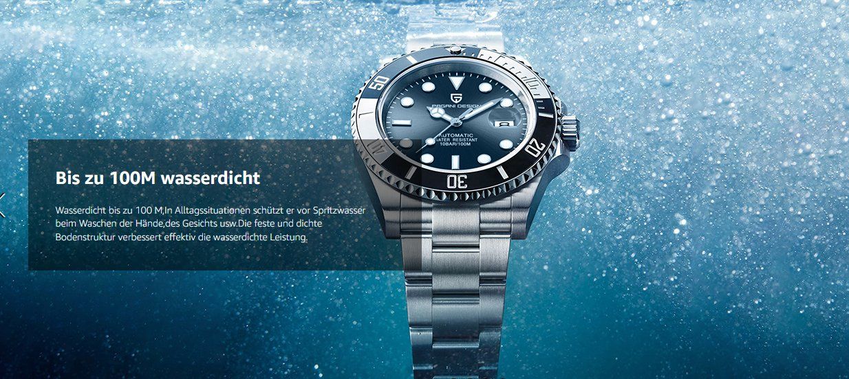 Pagani Design Uhren: Pagani Design Herrenuhr Neu  Submariner – Neu und originalverpackt aus Rümlang von ron2000 2