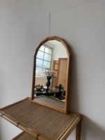 Gewölbter Spiegel Holzrahmen 60cm x 38cm 