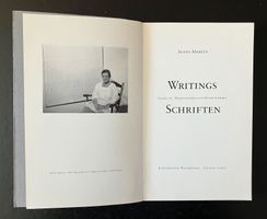 agnes martin . writings I schriften ..... erstauflage