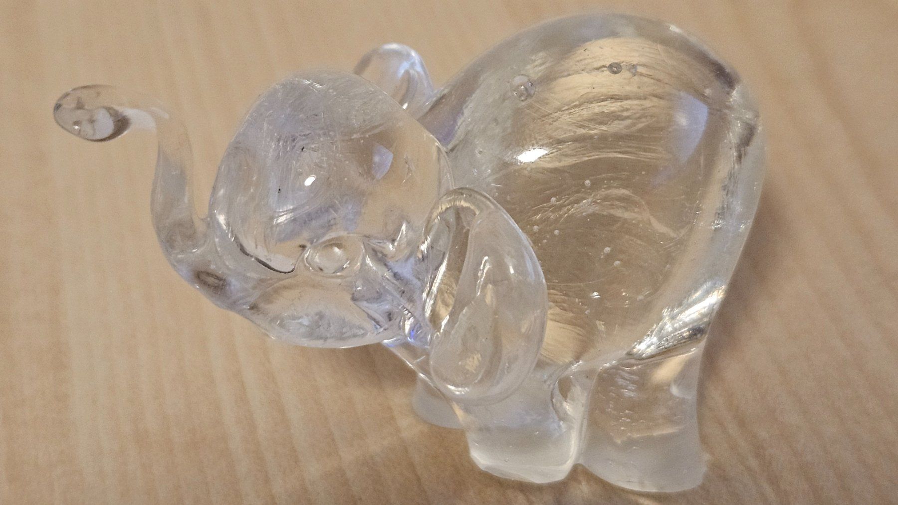 Figuren: Glas Elefant, kleiner Elefant – Gebraucht aus Jona von ASMARADO 1