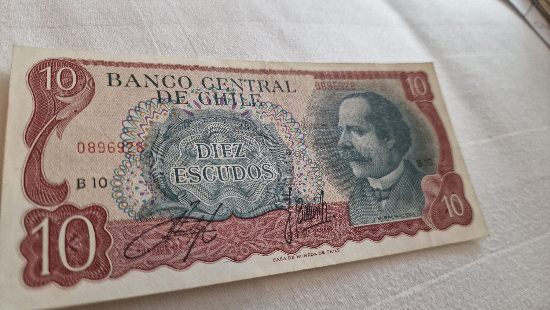 Banconote: Banknote Chile 1970 – Nuovo (secondo la descrizione) da Herisau venduto da Antiques.AR