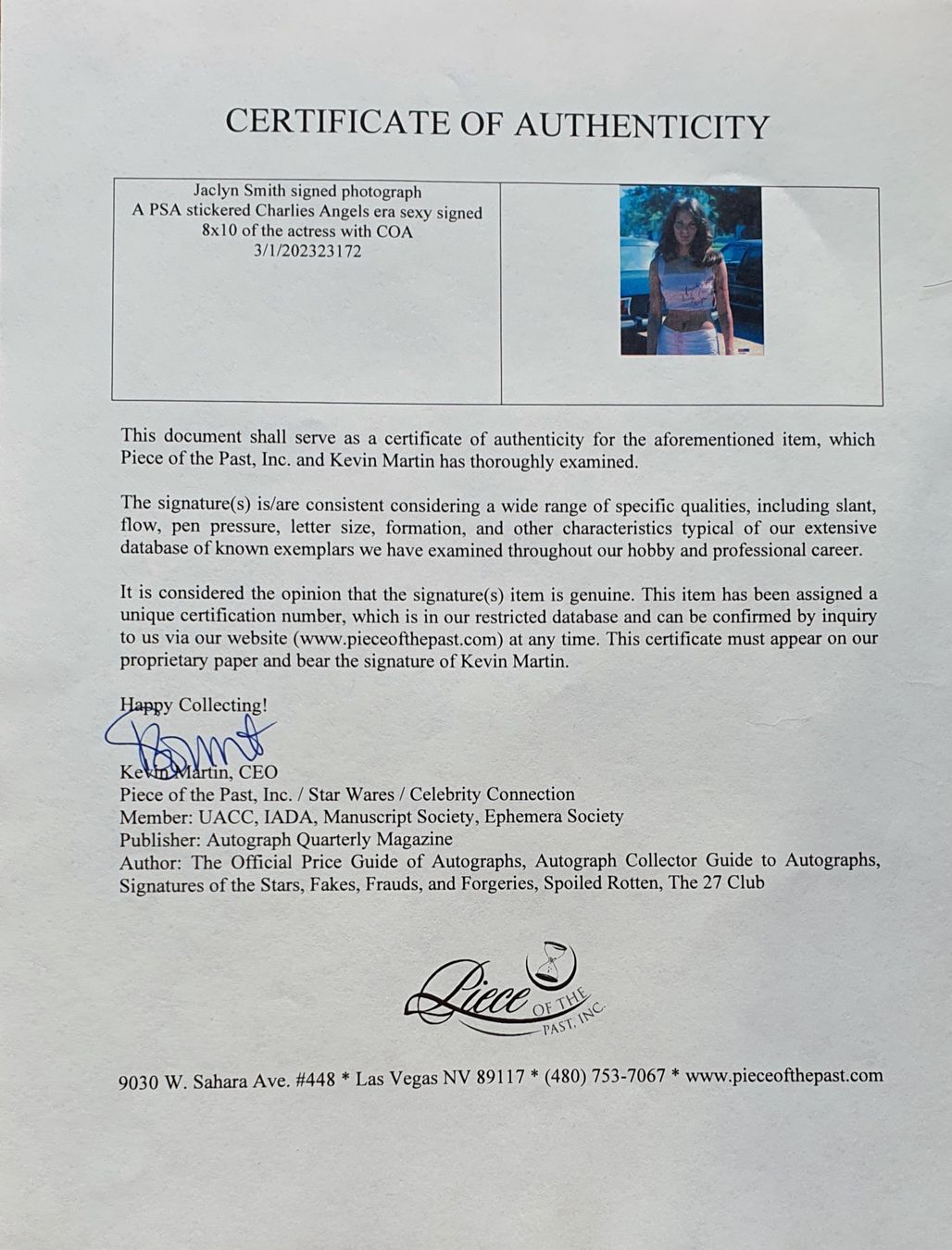 Autografi: Jaclyn Smith Original Unterschrift – Nuovo (secondo la descrizione) da Feldbach venduto da gardenmagic 3