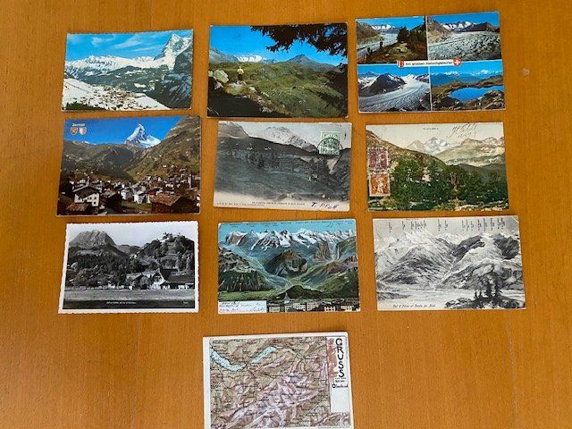 Cartes postales: AK-PPC 10 Postkarten "Schweizer Berge" [102] – D'occasion à Zürich par Bertronics
