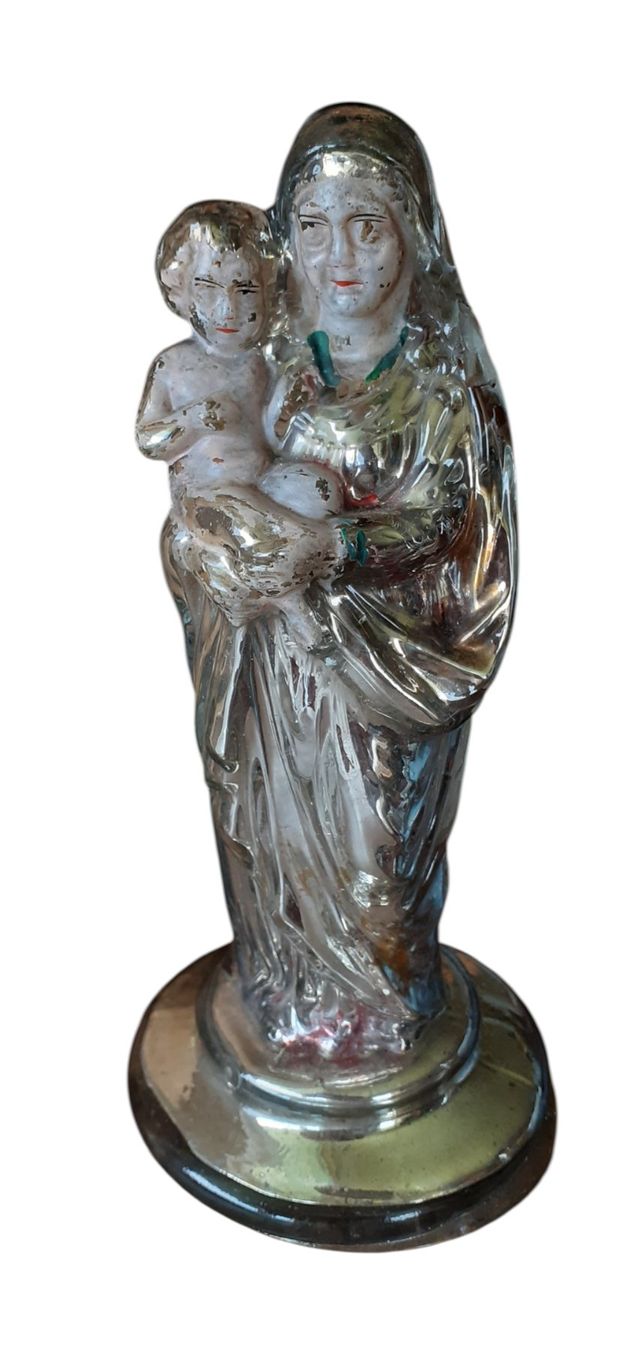 Statuette: Figur Bauernsilber Maria – Usato da Mörschwil venduto da antiksalon21