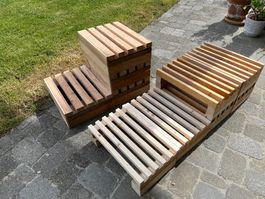 Stiegentritte für Gartenbereich